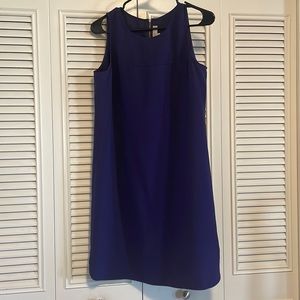 Blue/purple dress loft size 6